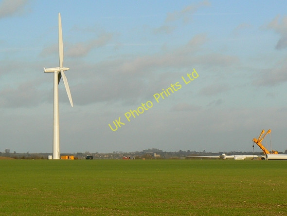 Photo 6"x4" Wind turbine, components and plant, Westmill Farm, Watchfield 25th January 2008 Watchfield\/SU2490 c2008