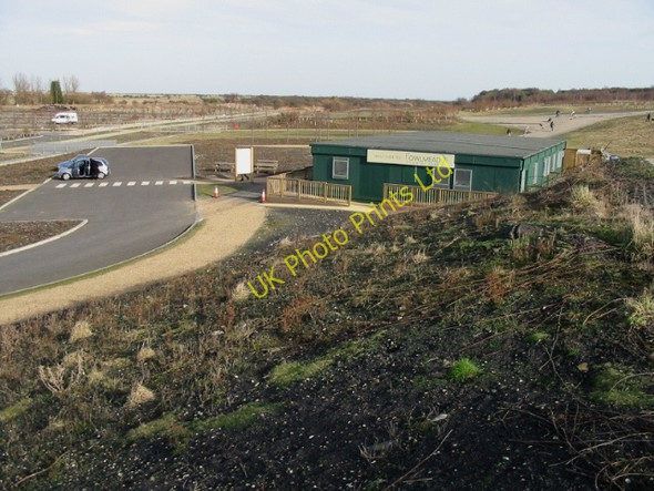 Photo 6"x4" The visitor centre at Fowlmead Country Park Deal c2008