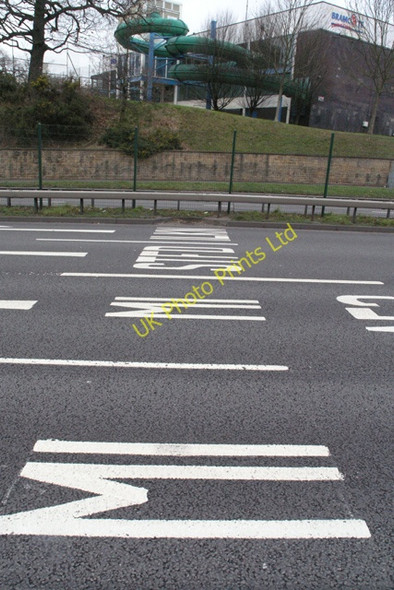 Photo 6"x4" Lane Markings, Bramcote Stapleford\/SK5037 c2008