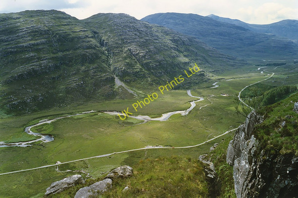 Photo 6"x4" Glen Torridon from the Liathach path Fasag c1993