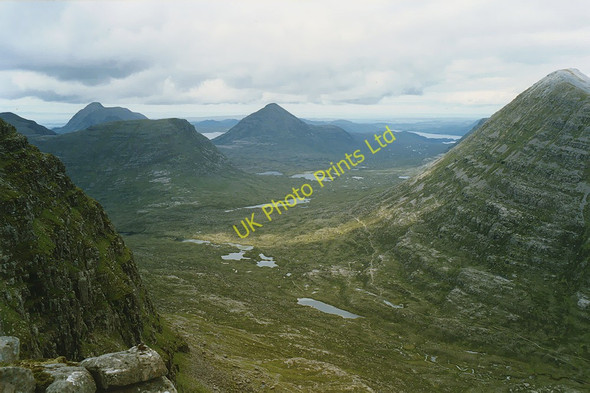 Photo 6"x4" View northwest from near Bidean Toll a' Mhuic Coireag Dubh M\u00f2r c1993