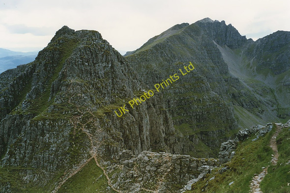 Photo 6"x4" The western half of Am Fasarinen Fasag c1993