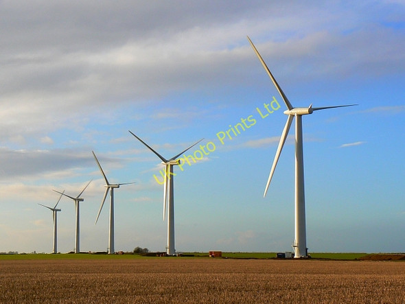 Photo 6"x4" Westmill wind farm, Watchfield 1st February 2008 Watchfield\/SU2490 c2008