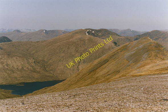 Photo 6"x4" Western slopes of Carn Eige Creag an Fhuarail Bheag c1992