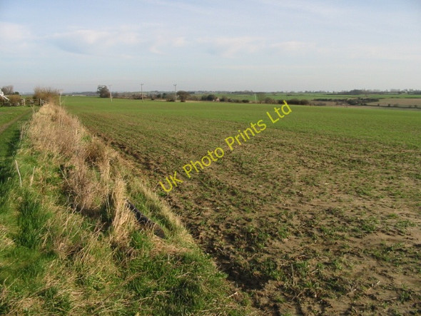 Photo 6"x4" Farmland to the SE of Chillenden mill Chillenden c2008