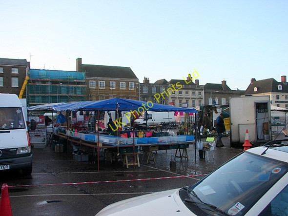 Photo 6"x4" Tuesday Market Square, King's Lynn King's Lynn c2008