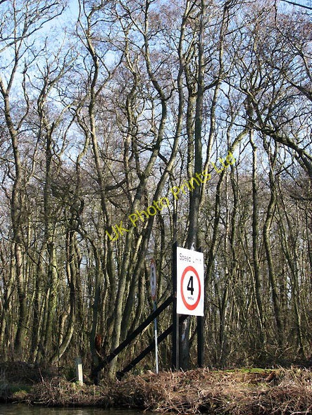 Photo 6"x4" Speed limit on the River Bure Upper Street\/TG3217 c2008