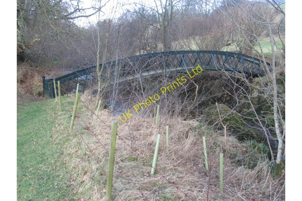 Photo 6"x4" Footbridge over River Nethan Auchenheath c2008