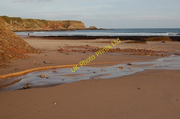 Photo 6"x4" A winter morning on Cullen Beach Portknockie c2008