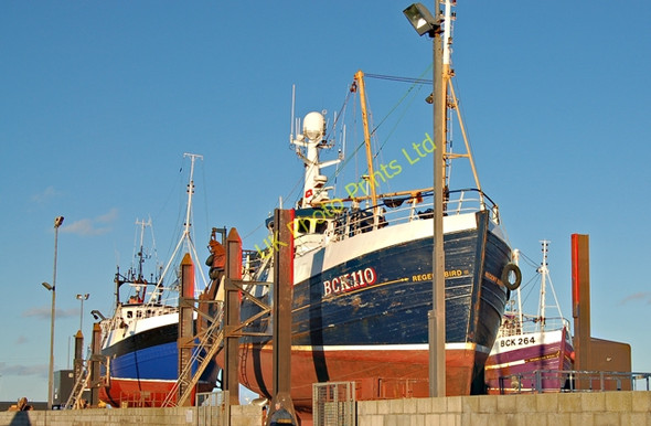 Photo 6"x4" Boat painters' yard in Fraserburgh Fraserburgh c2008