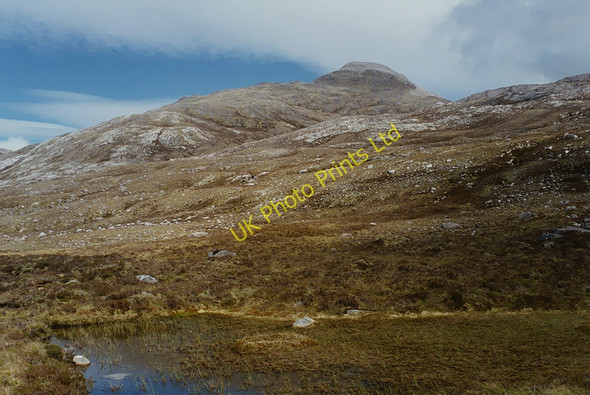 Photo 6"x4" Pond by the path Sgorr nan Lochan Uaine c1994