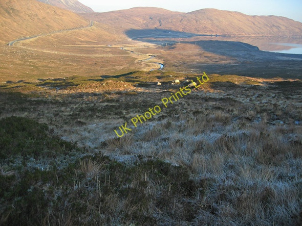 Photo 6"x4" Moorland north of Belig Luib c2008