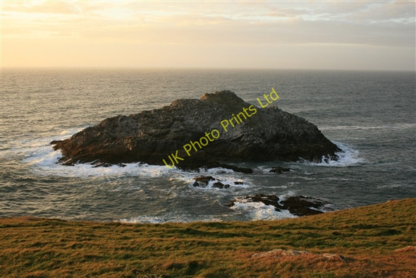 Photo 6"x4" The Chick, off Kelsey Head West Pentire c2007