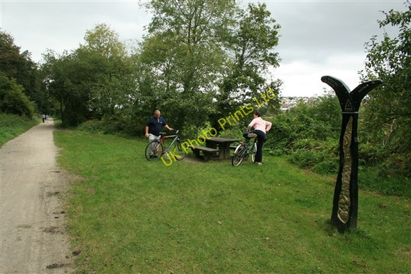 Photo 6"x4" National Cycle Route 32 - Camel Trail Wadebridge c2007