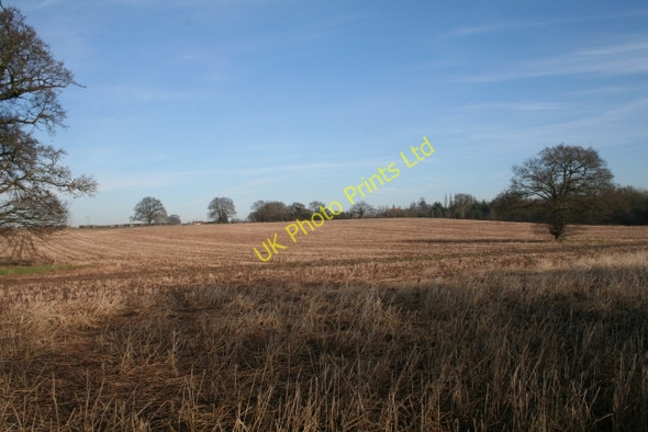 Photo 6"x4" Stubble Field The Hook c2008