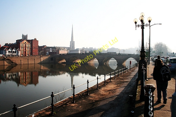 Photo 6"x4" Worcester Bridge Worcester c2008