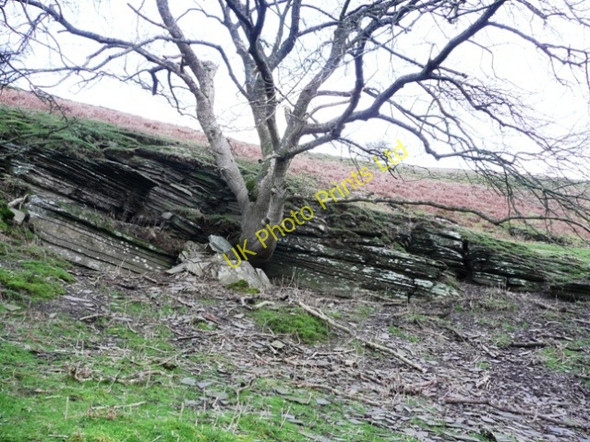 Photo 6"x4" Disused quarry Llanbadarn-y-garreg c2008
