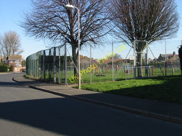 Photo 6"x4" Playing fields on Church Lane Deal c2008