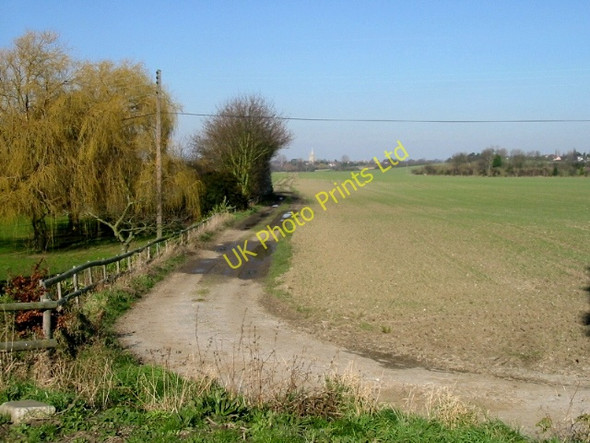Photo 6"x4" Farm track at Ringlemere Coombe\/TR2957 c2008