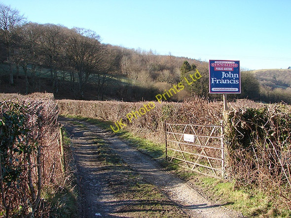 Photo 6"x4" Farm Track to Troed-rhiw-felen Nantyronen Station c2008