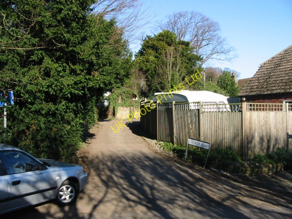 Photo 6"x4" Church Road leading to the church, Northbourne Northbourne\/TR3352 c2008