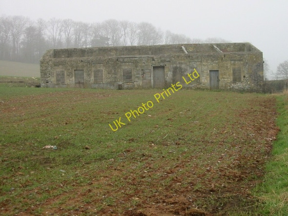 Photo 6"x4" Roofless farm building on Pendown Hill Priston c2008