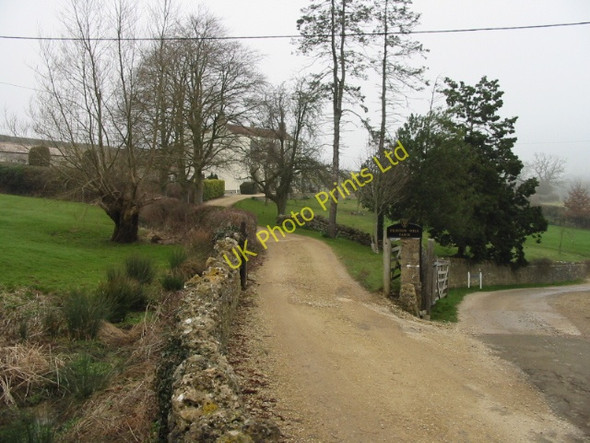 Photo 6"x4" Road to Priston Farm Inglesbatch c2008