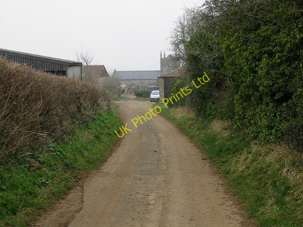 Photo 6"x4" View along road to St Peter's church, Englishcombe Englishcombe c2008