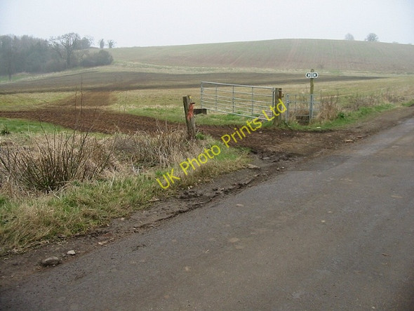 Photo 6"x4" Looking NE across the fields Marksbury c2008