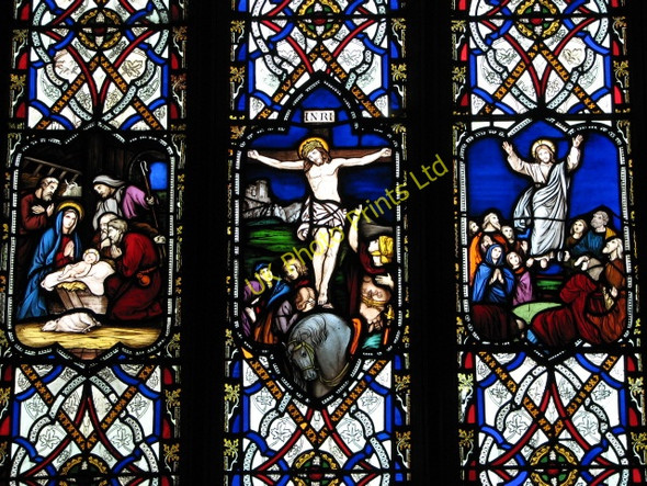 Photo 6"x4" St Mary's church - east window Attleborough\/TM0495 c2008