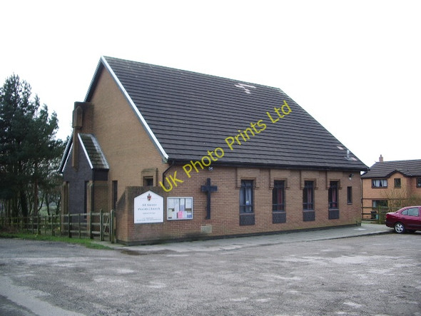 Photo 6"x4" All Saints Church, Appley Bridge Dangerous Corner\/SD5210 c2008