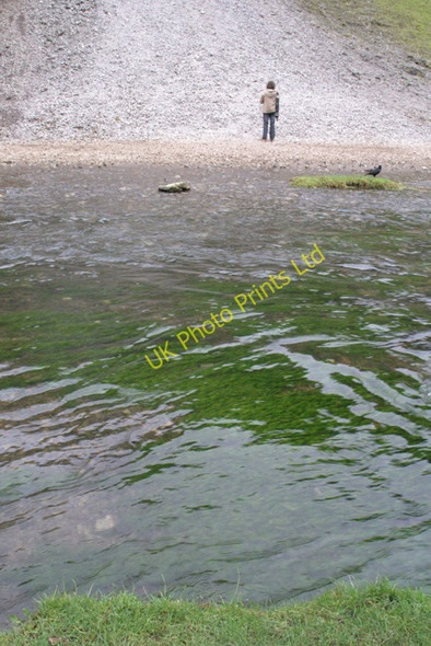 Photo 6"x4" Studying the scree, Dovedale Ilam c2008