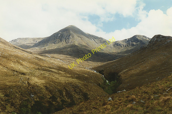 Photo 6"x4" View towards Glas Bheinn Mh\u00c3\u00b2r Kinlochetive c1996