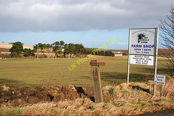 Photo 6"x4" Stoneyhill Farm Shop Sign Blacklaw\/NJ6355 c2008