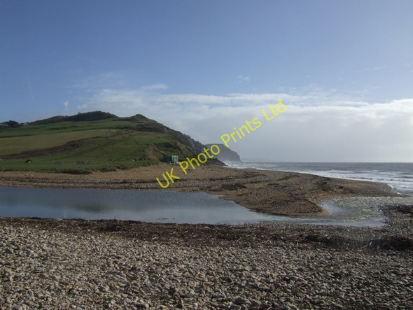 Photo 6"x4" River Char at Charmouth Lyme Regis c2008