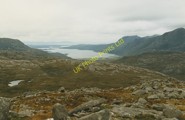 Photo 6"x4" View west northwest from Beinn Liath Mhor Coire Grannda c1996