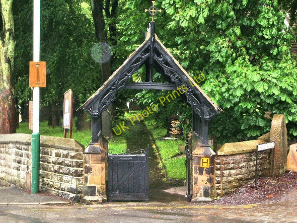 Photo 6"x4" Lychgate, The Parish Church of St Thomas Musbury, Haslingden Haslingden c2007