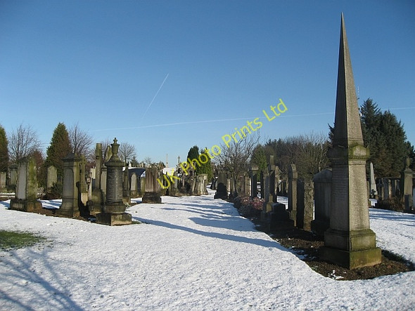Photo 6"x4" Hillfoot Cemetery Milngavie c2008