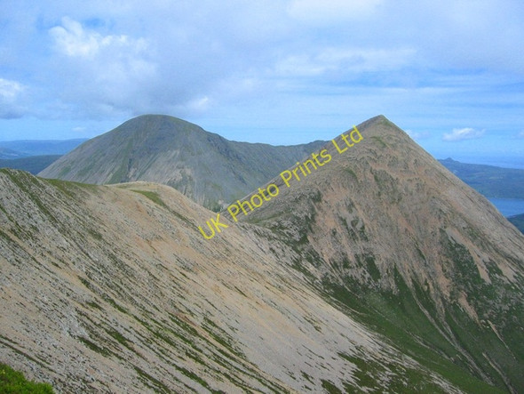 Photo 6"x4" View north from Beinn Dearg Mheadhonach Sconser c2007