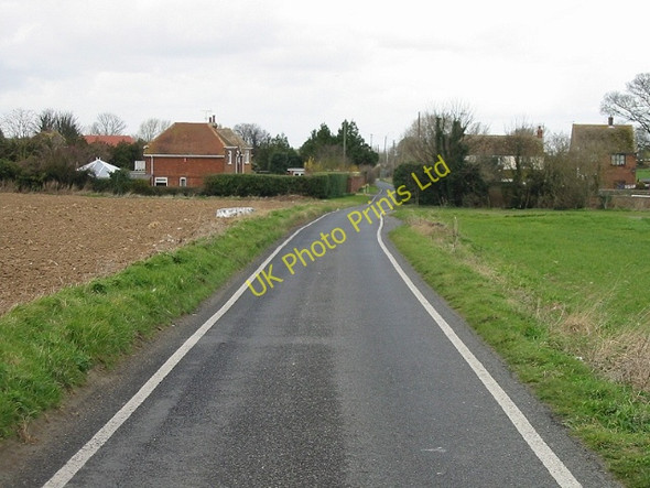 Photo 6"x4" View along Crispe Road Brooks End c2008