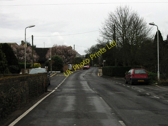 Photo 6"x4" Looking S along The Street, Acol Acol c2008