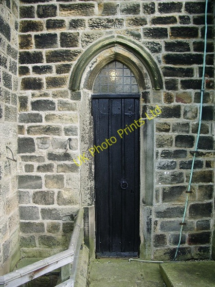 Photo 6"x4" Parish Church of St Wilfrid, Pool-in-Wharfedale, Doorway Pool\/SE2445 c2008