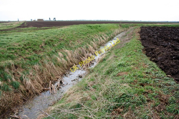 Photo 6"x4" Drain and Fields, Chatteris Fen Ferry Hill\/TL3883 c2008