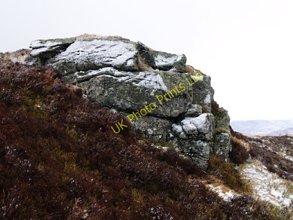 Photo 6"x4" Small outcrop, Carn Geal Carn Geal c2008