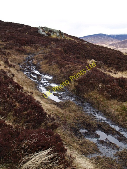 Photo 6"x4" Muddy track, Carn Geal Carn Geal c2008