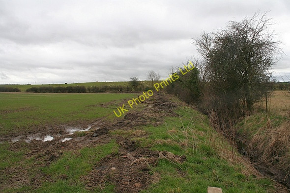 Photo 6"x4" Field Ditch, Welland Stone Little Welland c2008