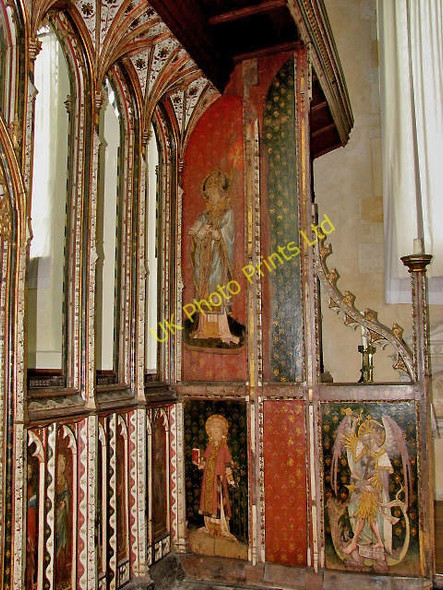 Photo 6"x4" St Helen's church - rood screen detail Ranworth c2007 P1