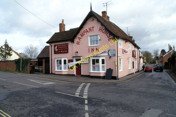 Photo 6"x4" The Rampant Horse Inn, Needham Market Grinstead Hill c2008