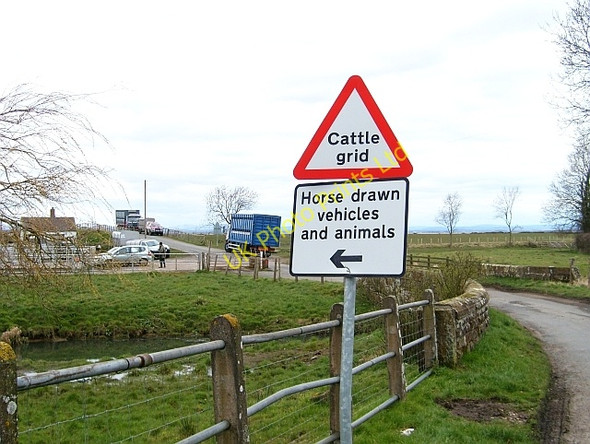 Photo 6"x4" Road from Boustead Hill to Burgh Marsh Boustead Hill c2008