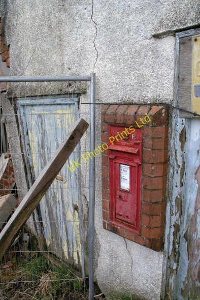 Photo 6"x4" Oat Sheaf post box Kirkstead\/TF1961 c2008